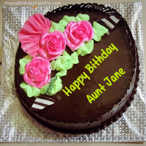 write name on Chocolate Birthday Cake